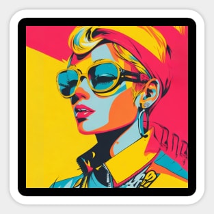 Iconic Vibes - Capturing the Energy of Pop Art Sticker